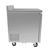 Koolmore 27" Stainless Steel Worktop Commercial Refrigerator with 3 1/2 Backsplash - 6.3 cu.ft,  RWT-1D-6C